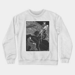 "Fearful Page in the Record of My Existence" by Harry Clarke Crewneck Sweatshirt